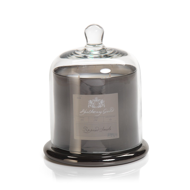 Scented Candle Jar with Glass Dome I Large